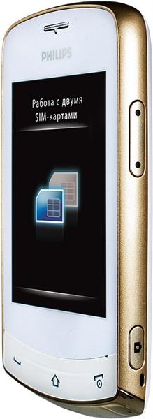 Philips Xenium X518 White фото 3